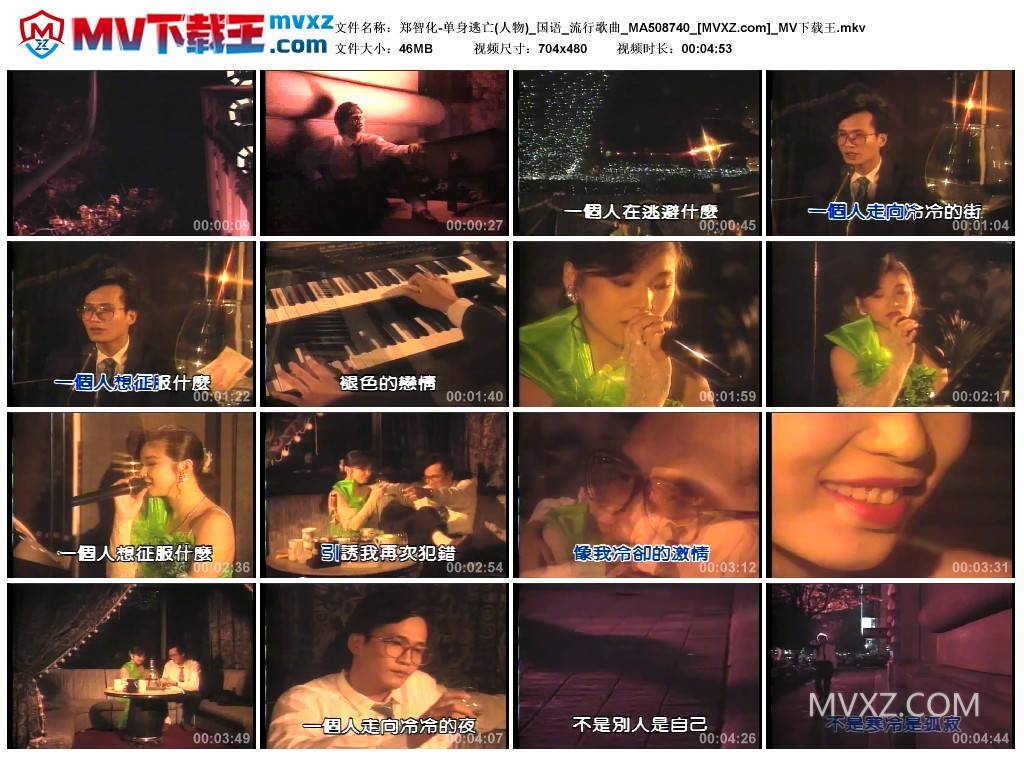 郑智化-单身逃亡(人物)_国语_流行歌曲_MA508740